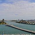 Biscayne Bay Serenity - Morning Panorama of the Port of Miami